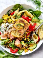 Mediterranean Salmon Bowls